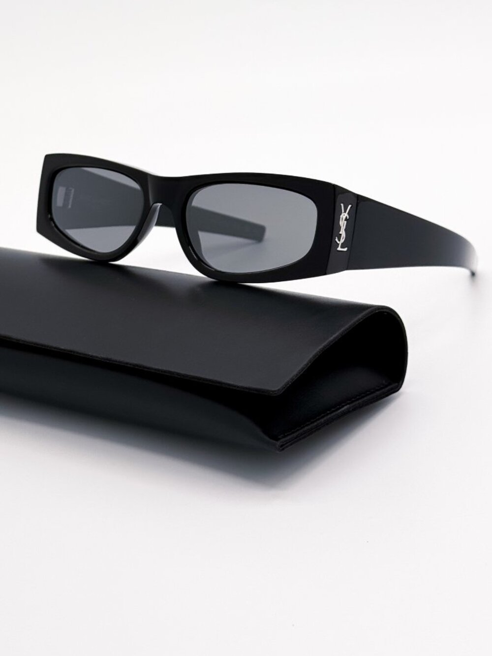 New Saint Laurent Sunglasses SL M140 002 Black Silver